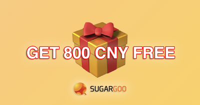 Get 800 CNY Free - Sugargoo coupon discount offer